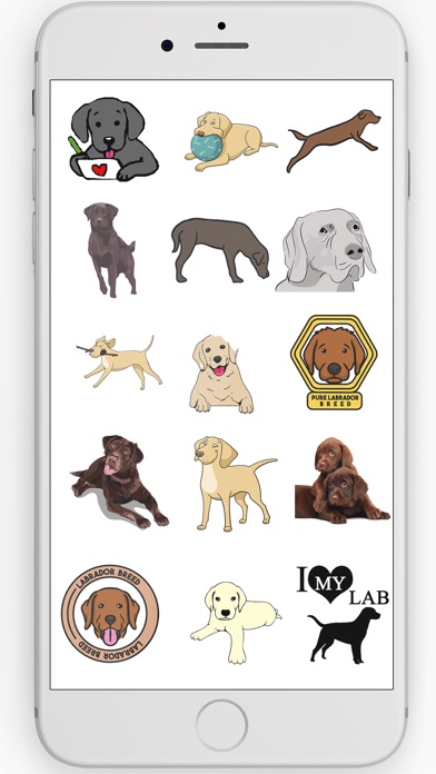 Labrador Retriever Stickers screenshot 3