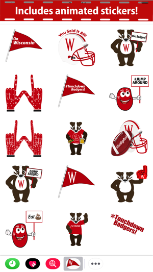 Wisconsin Sports Sticker Pack(圖2)-速報App