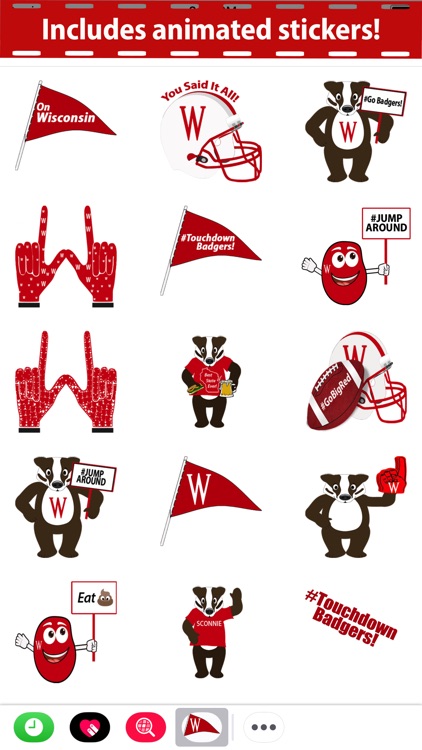 Wisconsin Sports Sticker Pack
