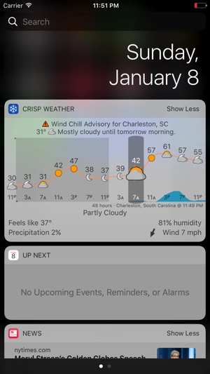 Crisp Weather Widget(圖4)-速報App