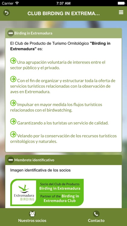 Birding in Extremadura APP