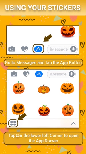 Halloween Pumpkin : Stickers