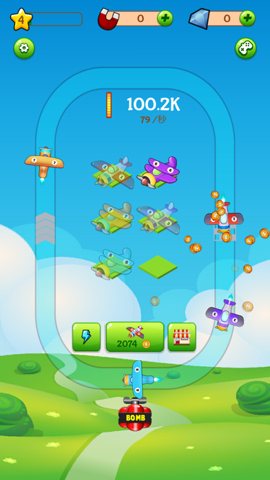 飛行機を合体 合成放置ゲーム Iphoneアプリ Applion