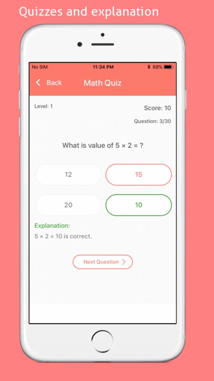 Math Games: Quiz & Times table screenshot-3
