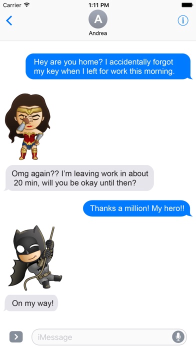 Justice League - Stickers screenshot 2