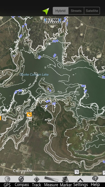 Choke Canyon Lake GPS Charts