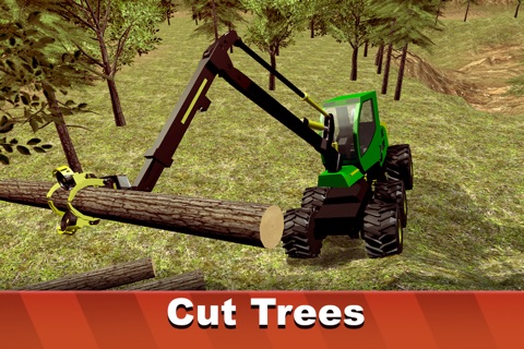 Logging Harvester Truck Full screenshot 2