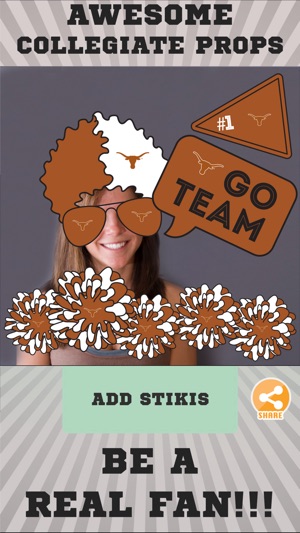 Texas Longhorns Hook Em Photo Booth Stickers(圖2)-速報App