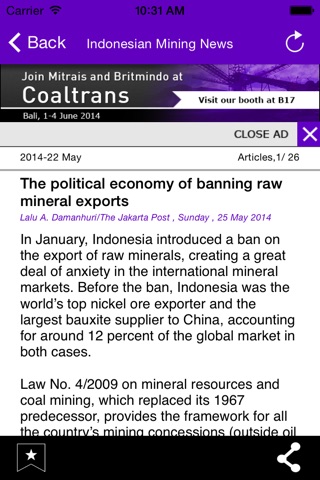 Mitrais Mining News for iPhone screenshot 3