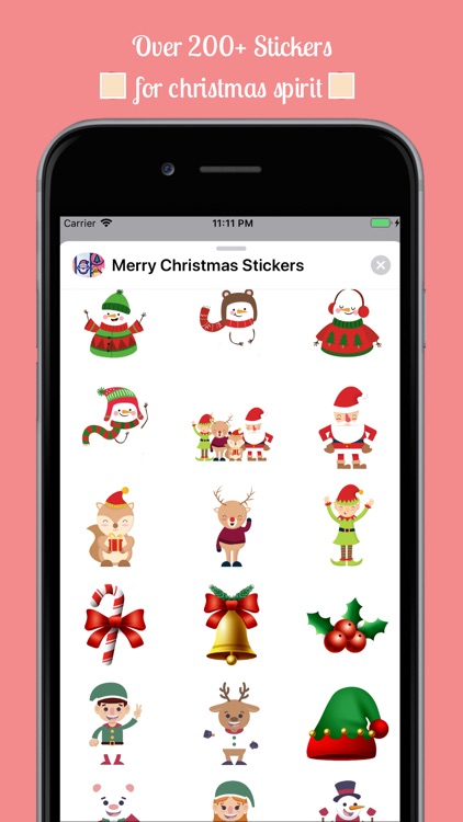 Top Merry Christmas Stickers