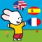 With Louie, your child learns French while having fun with many video and edutainment games