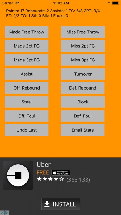 MTS Basketball Stats screenshot 4