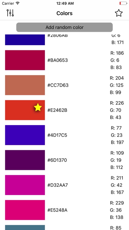 Hex Color Codes