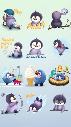 Penguin Bo 2 Sticker Pack(圖5)-速報App