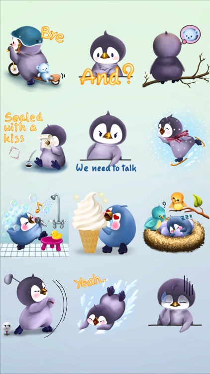 Penguin Bo 2 Sticker Pack screenshot-4