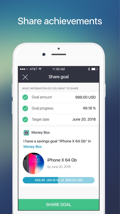 Money Box Pro. Savings Goals screenshot-3