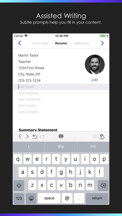 Resume Builder by Nobody screenshot-3