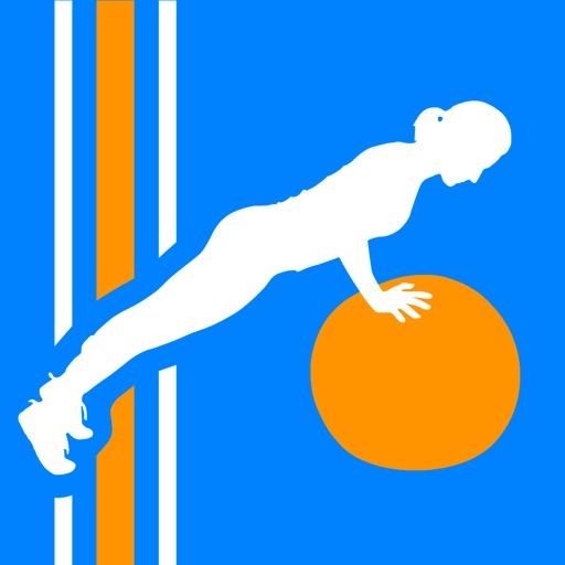 Virtual Trainer Gym Ball Icon