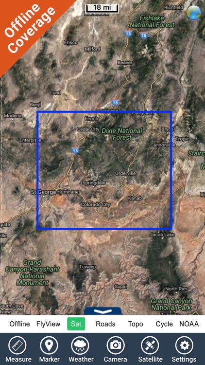 Zion National Park gps and outdoor map with Guide screenshot-4