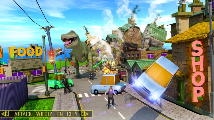 Wild Dino City Attack