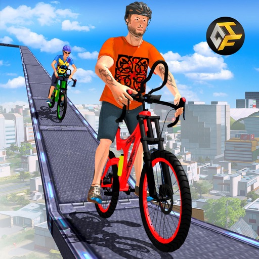 Incredible City Building Top Bicycle Ride icon