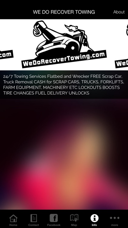 WE DO RECOVER TOWING