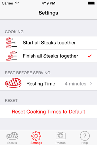 Steak Timer Pro screenshot 3