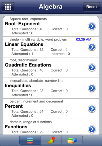 Algebra for PRAXIS® Test screenshot 2