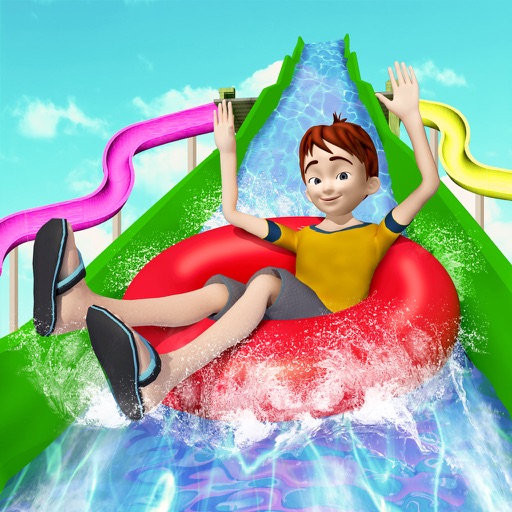 Uphill Water Slide Rush