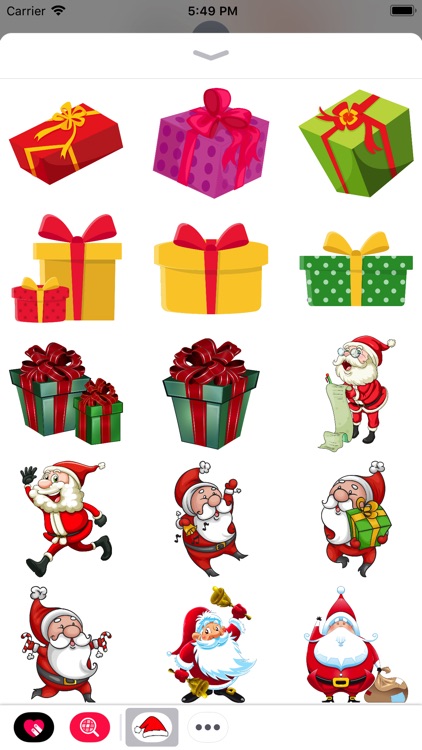 Christmas Stickers with Emojis