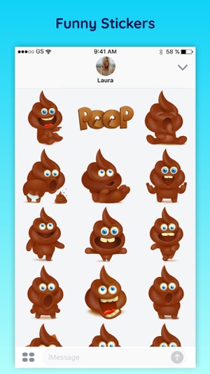 Poopy - Funny Poop Emoji Text Chat Stickers(圖3)-速報App