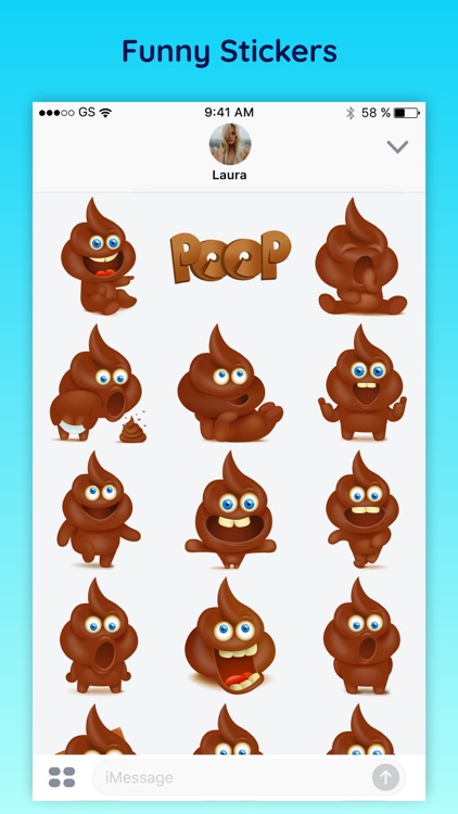Poopy - Funny Poop Emoji Text Moji Chat Stickers screenshot-2