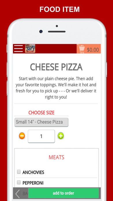 Sal's Pizzeria App screenshot 3