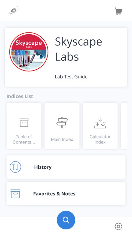 Skyscape Lab Values Mobile App