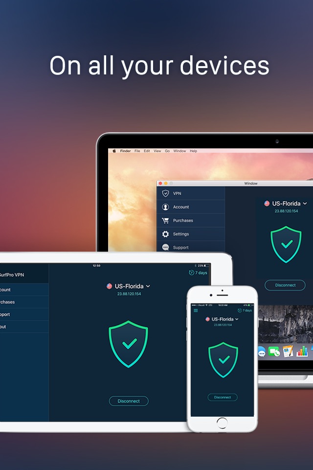SurfPro VPN – Wifi Protection screenshot 3
