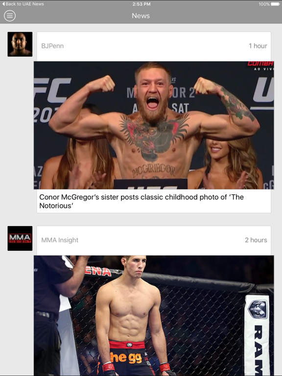 MMA unlimited | Latest Martial Arts Fights Sports News screenshot