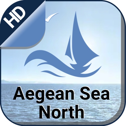 Aegean Sea North Fishing Chart icon