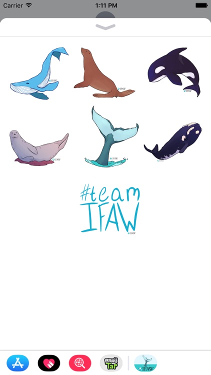 IFAWmojis Marine Mammals screenshot-3