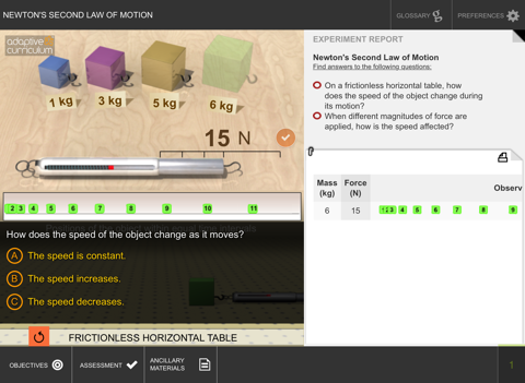 Newton's Second Law of Motion screenshot 2