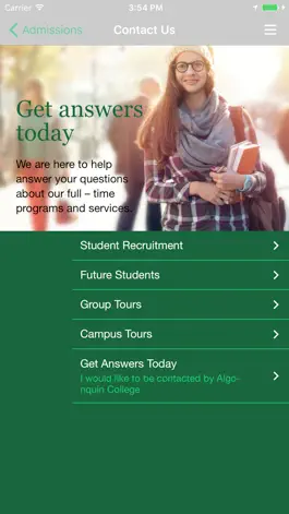 Game screenshot Algonquin College - Admissions hack