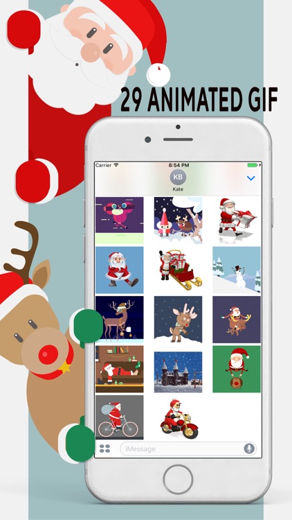 Santa Claus Adventure Stickers screenshot-3