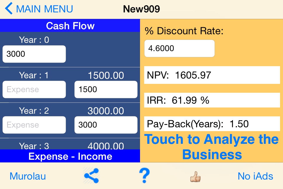 Basic Business Analyzer screenshot 2