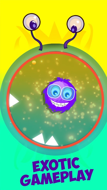 Red Monster Round Ball screenshot-4