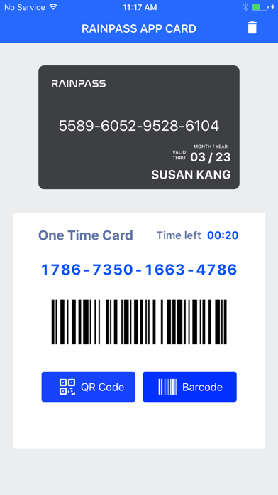 RAINPASS APP CARD screenshot 2