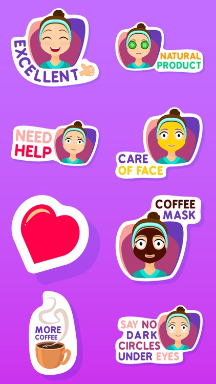 Fiona the Cute Girl Stickers