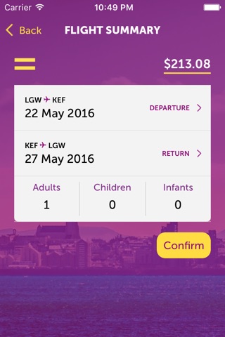 WOW air screenshot 4