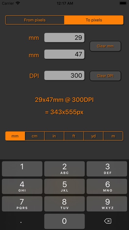 Pixel calculator screenshot-3