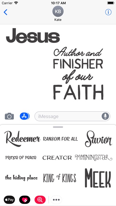 Names of Jesus emoji & sticker screenshot 2