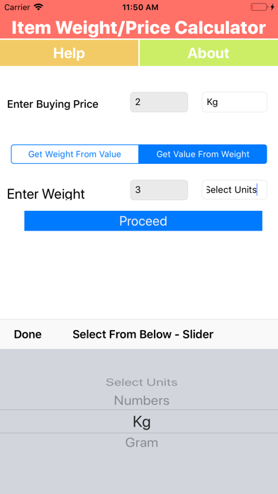 Item Weight/Price Calculator screenshot 4