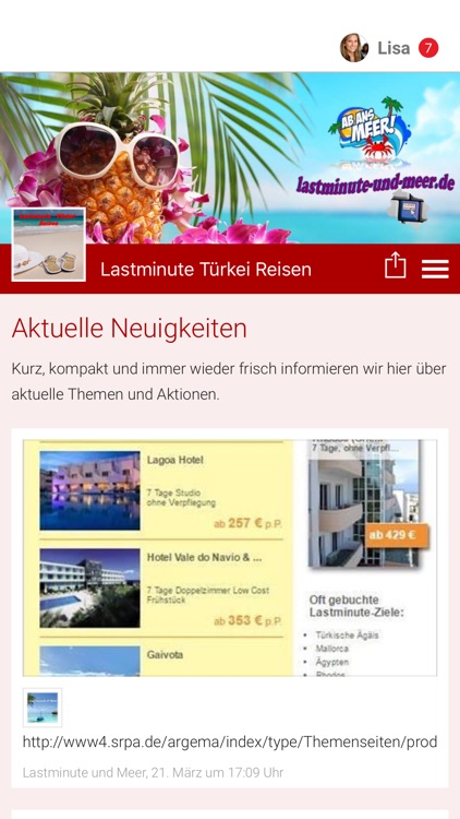 Lastminute Türkei Reisen